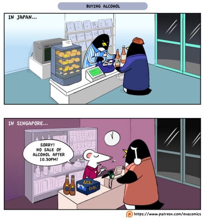 35 Everyday Things That Differ From Japan Vs. Other Countries As Portrayed By This Comic Artist 35 Everyday Things That Differ From Japan Vs. Other Countries As Portrayed By This Comic Artist