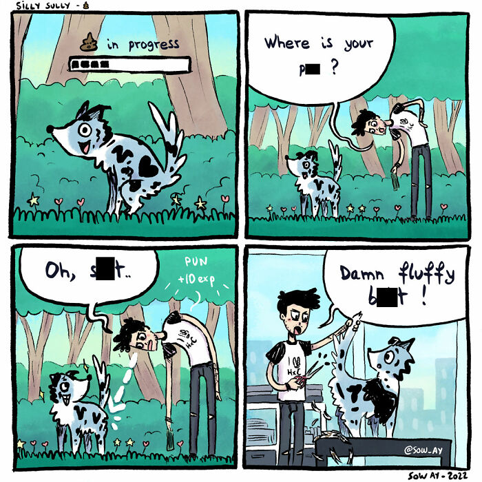 My 25 Funny Comics About My Life With A Dog