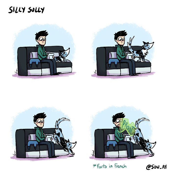 My 25 Funny Comics About My Life With A Dog