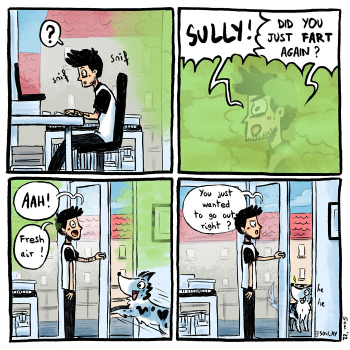 My 25 Funny Comics About My Life With A Dog