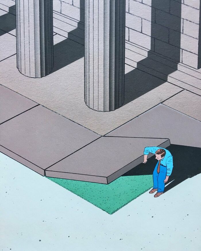 30 Illustrations Infused With Dark Humor And Optimism By Guy Billout (New Pics) 30 Illustrations Infused With Dark Humor And Optimism By Guy Billout (New Pics)