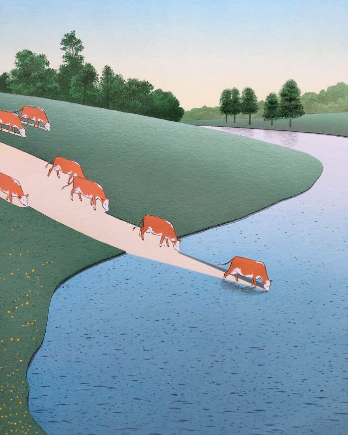 30 Illustrations Infused With Dark Humor And Optimism By Guy Billout (New Pics) 30 Illustrations Infused With Dark Humor And Optimism By Guy Billout (New Pics)