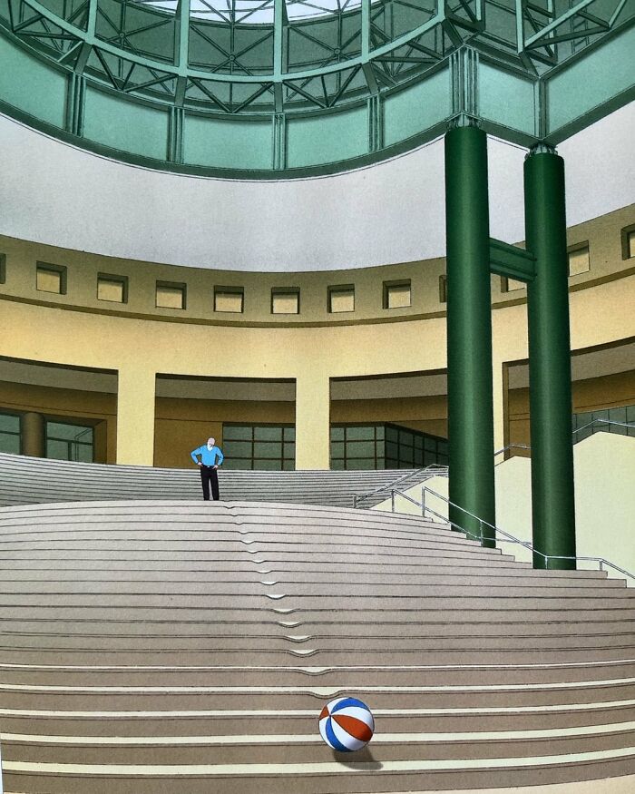 30 Illustrations Infused With Dark Humor And Optimism By Guy Billout (New Pics) 30 Illustrations Infused With Dark Humor And Optimism By Guy Billout (New Pics)