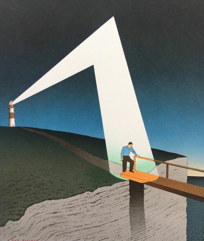 30 Illustrations Infused With Dark Humor And Optimism By Guy Billout (New Pics) 30 Illustrations Infused With Dark Humor And Optimism By Guy Billout (New Pics)