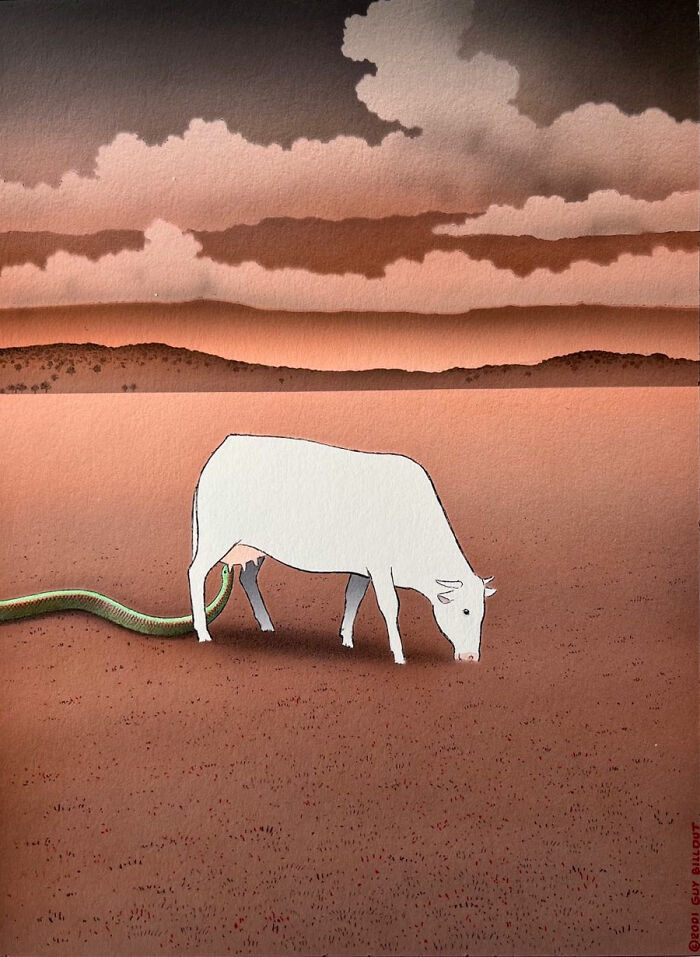 30 Illustrations Infused With Dark Humor And Optimism By Guy Billout (New Pics) 30 Illustrations Infused With Dark Humor And Optimism By Guy Billout (New Pics)