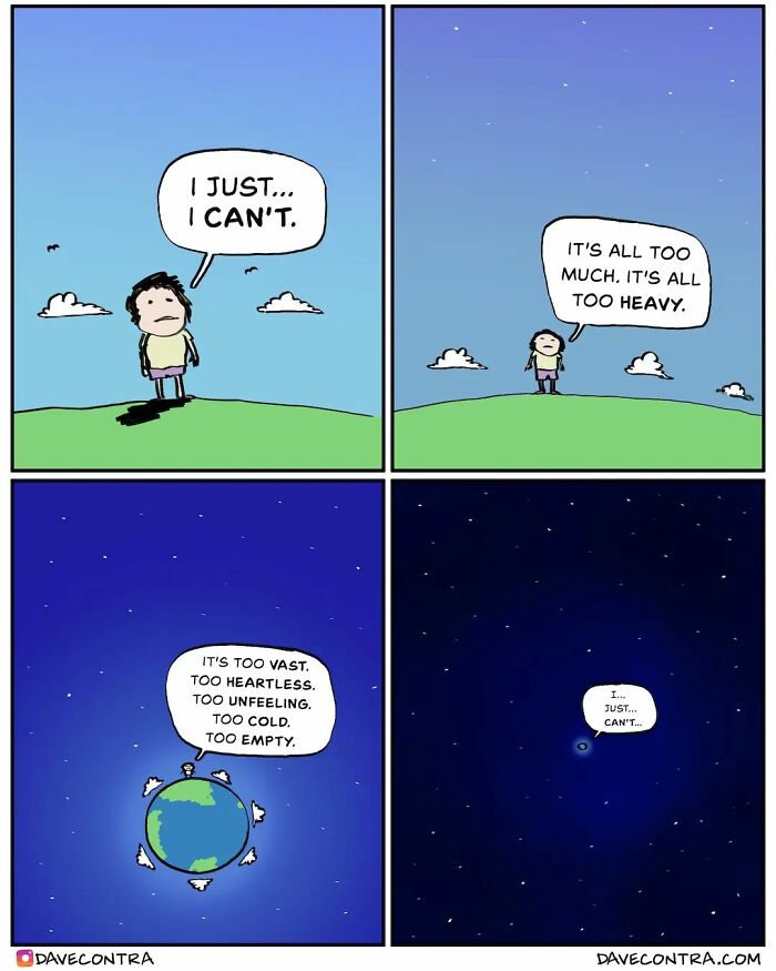 This Artist Creates Dark Humor Comics With Unexpected Twists And Here Are His 40 Recent Works