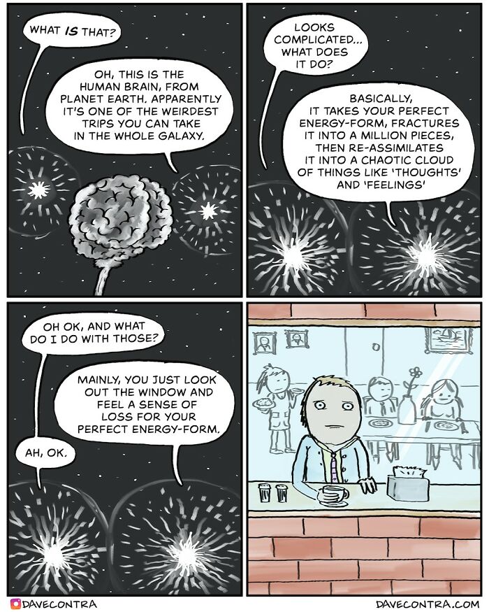 This Artist Creates Dark Humor Comics With Unexpected Twists And Here Are His 40 Recent Works