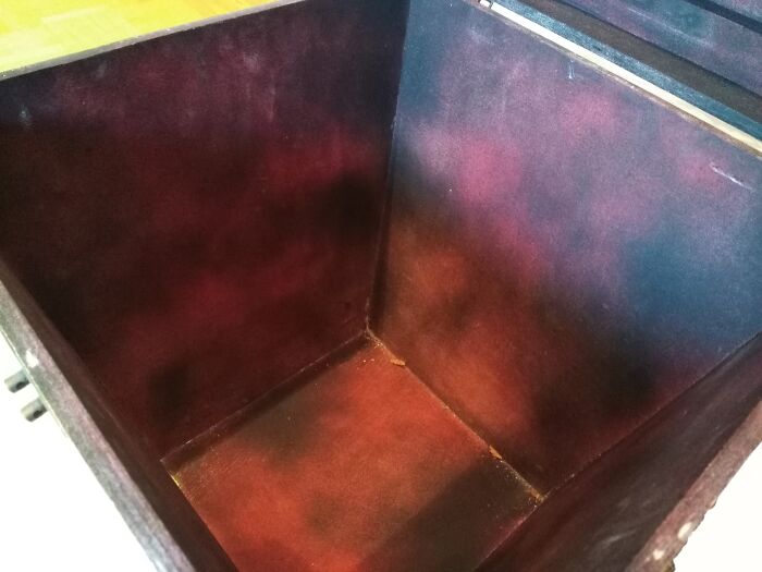 I Upcycled An Old Storage Box With Asian-Themed Art Paper I Upcycled An Old Storage Box With Asian-Themed Art Paper