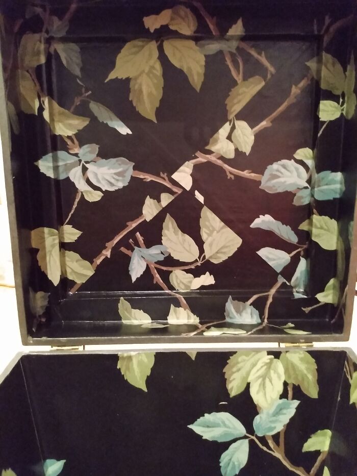 I Upcycled An Old Storage Box With Asian-Themed Art Paper I Upcycled An Old Storage Box With Asian-Themed Art Paper