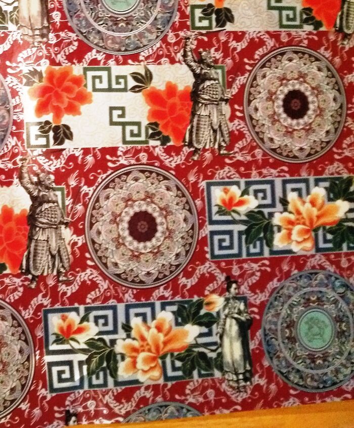 I Upcycled An Old Storage Box With Asian-Themed Art Paper I Upcycled An Old Storage Box With Asian-Themed Art Paper