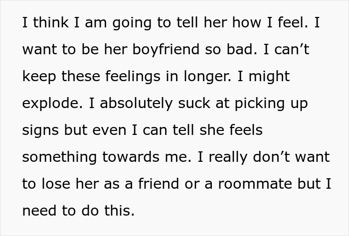 Man Is Completely In Love With His Roommate But Is Afraid To Do Anything, The Internet Convinces Him To Confess, He Listens And Gets A Happy Ending