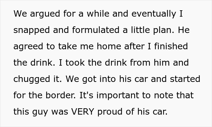 “You Have To Drink It, I Bought It For You”: Dude Learns To Never Push Alcohol Onto A Girl After He Completely Disregards One’s Warnings “You Have To Drink It, I Bought It For You”: Dude Learns To Never Push Alcohol Onto A Girl After He Completely Disregards One’s Warnings
