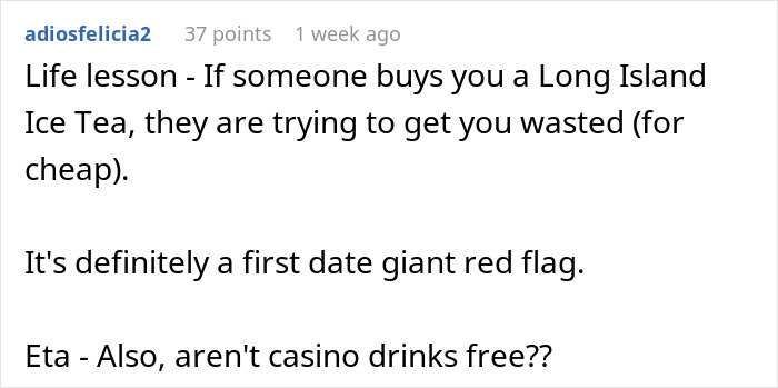 “You Have To Drink It, I Bought It For You”: Dude Learns To Never Push Alcohol Onto A Girl After He Completely Disregards One’s Warnings “You Have To Drink It, I Bought It For You”: Dude Learns To Never Push Alcohol Onto A Girl After He Completely Disregards One’s Warnings