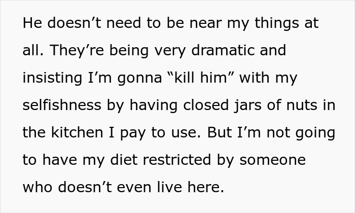 “Am I A Jerk For Telling My Roommate That I Don&rsquo;t Give A [Damn] About Her Boyfriend’s Allergies?”