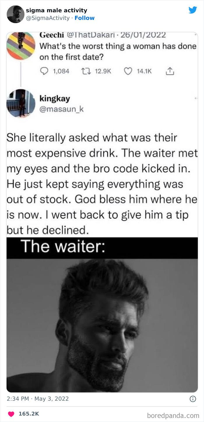 50 Examples Of “Sigma Males” Shared By This Twitter Account 50 Examples Of “Sigma Males” Shared By This Twitter Account