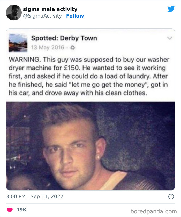 50 Examples Of “Sigma Males” Shared By This Twitter Account 50 Examples Of “Sigma Males” Shared By This Twitter Account