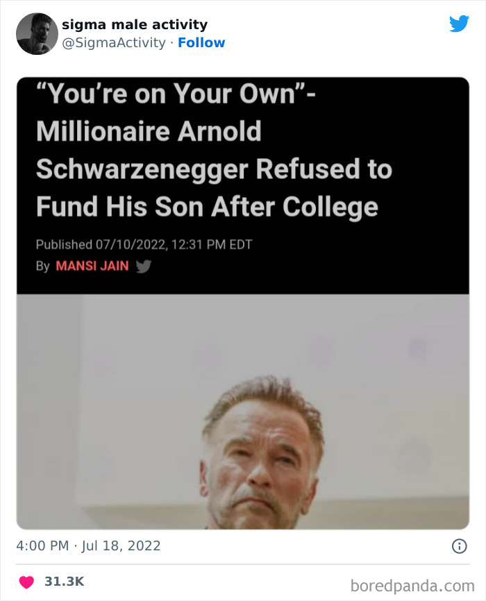 50 Examples Of “Sigma Males” Shared By This Twitter Account 50 Examples Of “Sigma Males” Shared By This Twitter Account