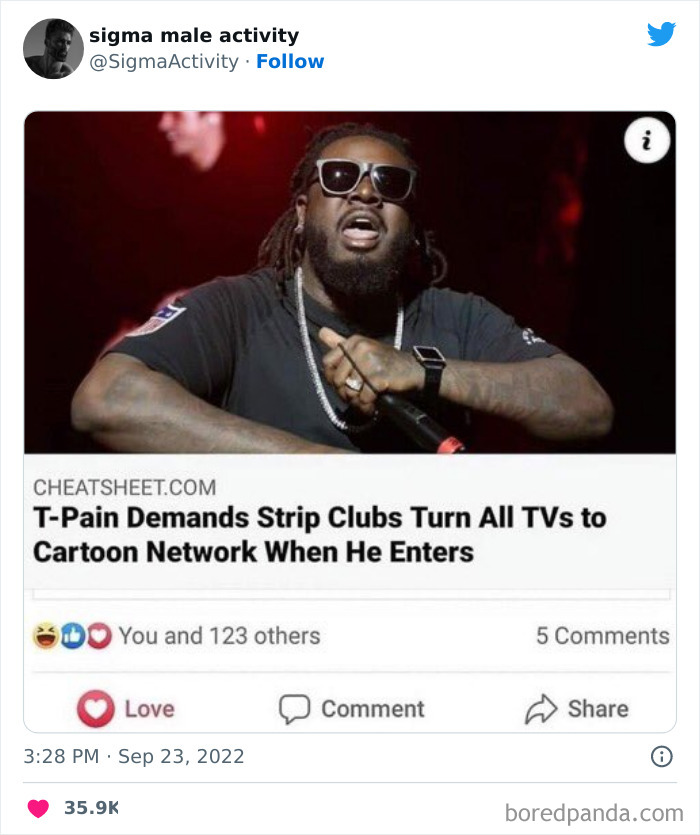 50 Examples Of “Sigma Males” Shared By This Twitter Account 50 Examples Of “Sigma Males” Shared By This Twitter Account