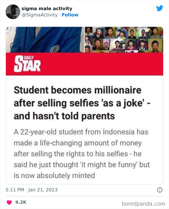 50 Examples Of “Sigma Males” Shared By This Twitter Account 50 Examples Of “Sigma Males” Shared By This Twitter Account