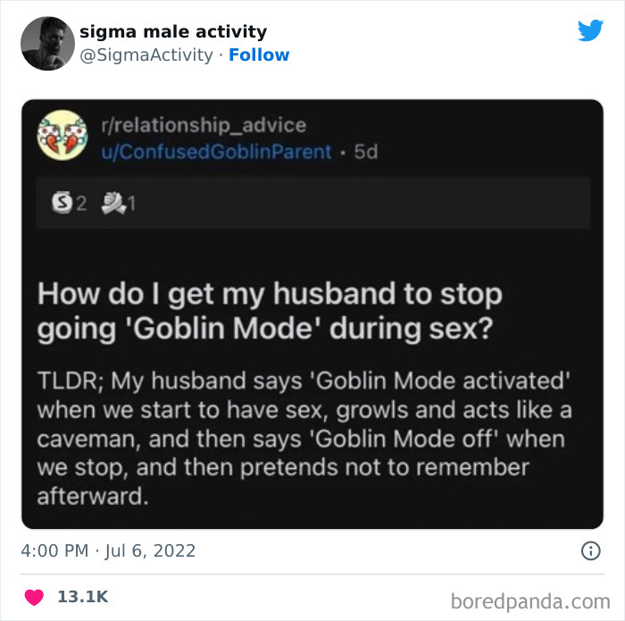 50 Examples Of “Sigma Males” Shared By This Twitter Account 50 Examples Of “Sigma Males” Shared By This Twitter Account