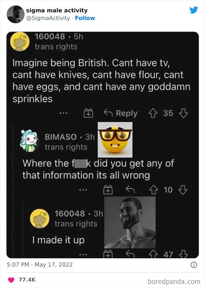 50 Examples Of “Sigma Males” Shared By This Twitter Account 50 Examples Of “Sigma Males” Shared By This Twitter Account