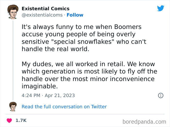 30 Tweets By Millennials And Gen Z Telling Boomers What They Really Think 30 Tweets By Millennials And Gen Z Telling Boomers What They Really Think