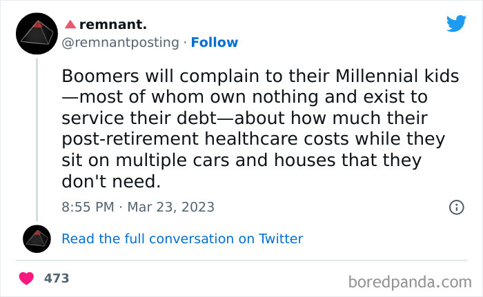 30 Tweets By Millennials And Gen Z Telling Boomers What They Really Think 30 Tweets By Millennials And Gen Z Telling Boomers What They Really Think