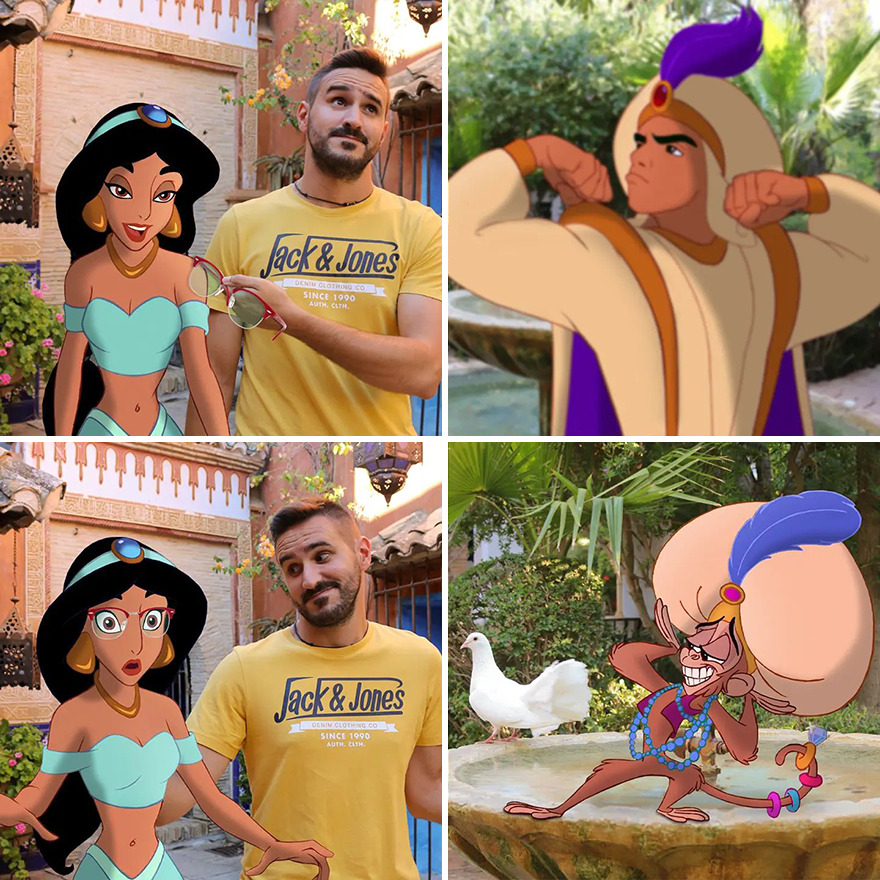 Guy Proves There’s No Limit To Creativity By Photoshopping Classic Disney Characters Into His Everyday Life (21 New Pics) Guy Proves There’s No Limit To Creativity By Photoshopping Classic Disney Characters Into His Everyday Life (21 New Pics)