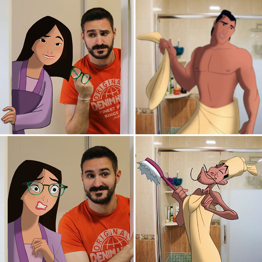 Guy Proves There’s No Limit To Creativity By Photoshopping Classic Disney Characters Into His Everyday Life (21 New Pics) Guy Proves There’s No Limit To Creativity By Photoshopping Classic Disney Characters Into His Everyday Life (21 New Pics)