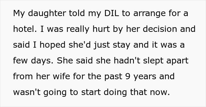 Woman Wonders If She Is A Jerk For Making Her Daughter Sleep Separately From Her Wife Woman Wonders If She Is A Jerk For Making Her Daughter Sleep Separately From Her Wife