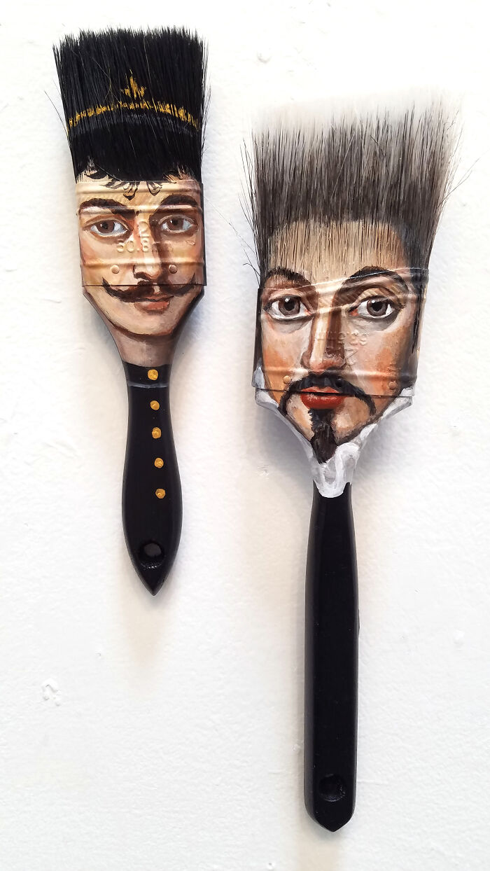 36 Old Everyday Objects Upcycled Into Artwork After I Paint Unique Faces Onto Them 36 Old Everyday Objects Upcycled Into Artwork After I Paint Unique Faces Onto Them