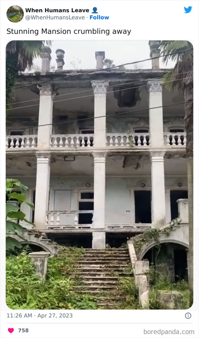 “When Humans Leave, Nature Starts To Take Back”: 35 Abandoned Places Lost In Time “When Humans Leave, Nature Starts To Take Back”: 35 Abandoned Places Lost In Time