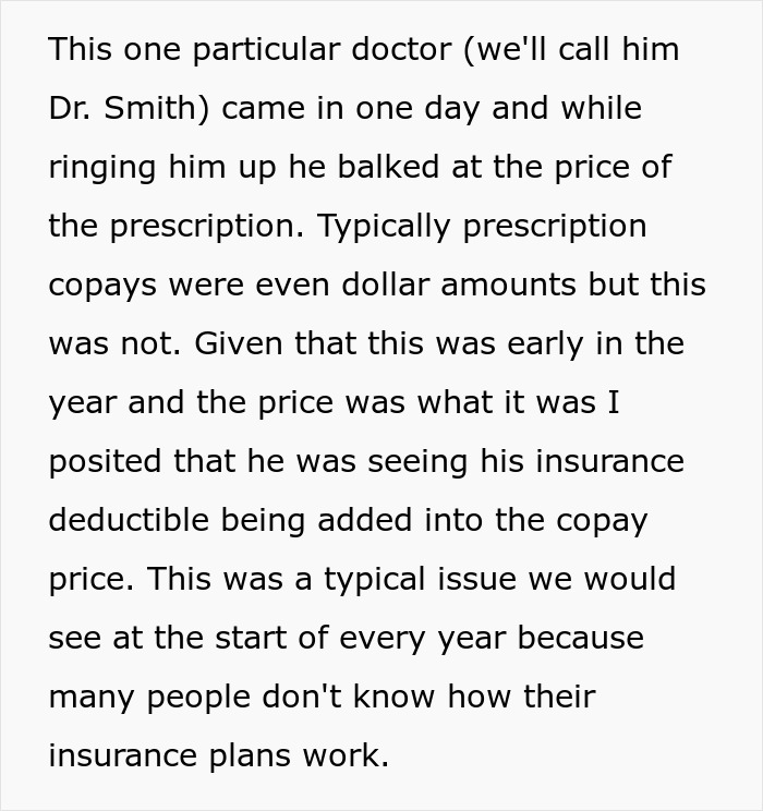 Pharmacist Is Unfazed By Entitled Customer Wanting To Get A Lower Price And Be Addressed As Doctor, Puts Him In His Place