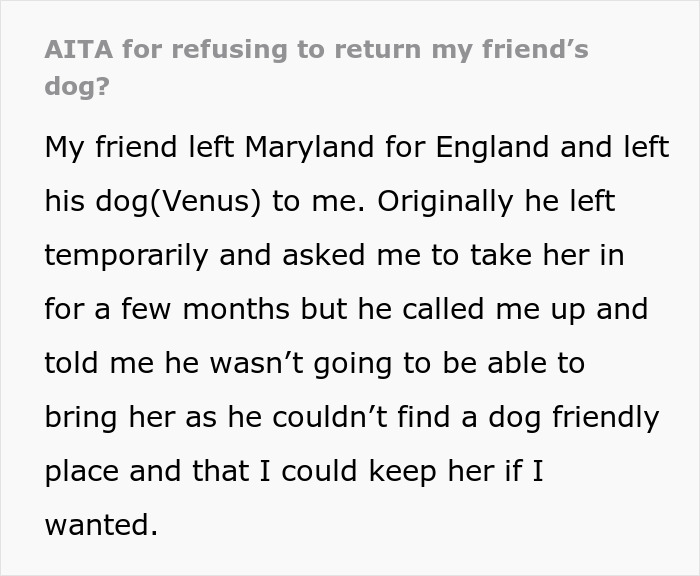 “She Never Barks And Is The Best Hiking Buddy Ever”: Guy Has Had His Friend’s Dog For 2.5 Years When Friend Asks Him To Ship Her Back, Guy Refuses “She Never Barks And Is The Best Hiking Buddy Ever”: Guy Has Had His Friend’s Dog For 2.5 Years When Friend Asks Him To Ship Her Back, Guy Refuses