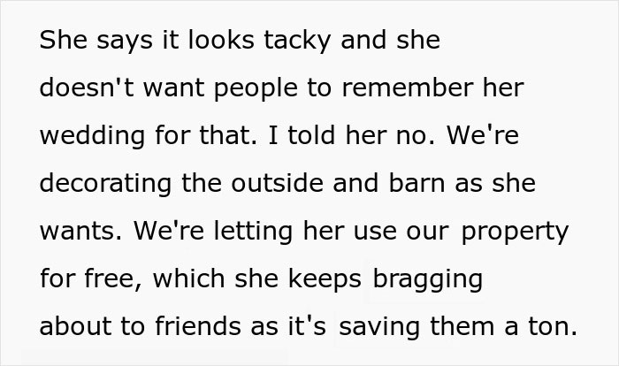 ‘Disney Adult’ Refuses To Meet Sister’s ‘Ridiculous’ Demand For The Wedding She’s Throwing At Her House For Free ‘Disney Adult’ Refuses To Meet Sister’s ‘Ridiculous’ Demand For The Wedding She’s Throwing At Her House For Free