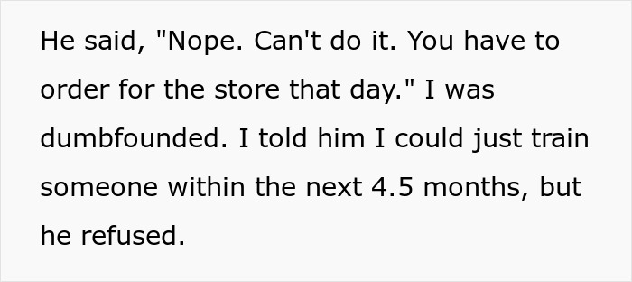 Grocery Store Manager Attempts To Introduce A ‘No Time Off On Weekends’ Policy, Worker Isn’t Happy With It At All And Quits Grocery Store Manager Attempts To Introduce A ‘No Time Off On Weekends’ Policy, Worker Isn’t Happy With It At All And Quits