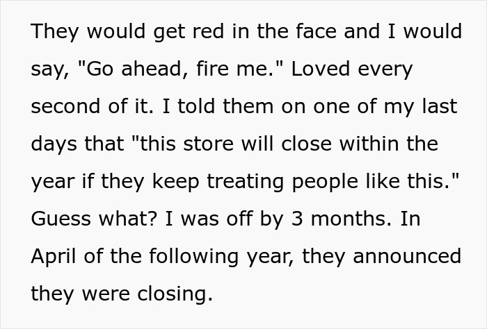 Grocery Store Manager Attempts To Introduce A ‘No Time Off On Weekends’ Policy, Worker Isn’t Happy With It At All And Quits Grocery Store Manager Attempts To Introduce A ‘No Time Off On Weekends’ Policy, Worker Isn’t Happy With It At All And Quits