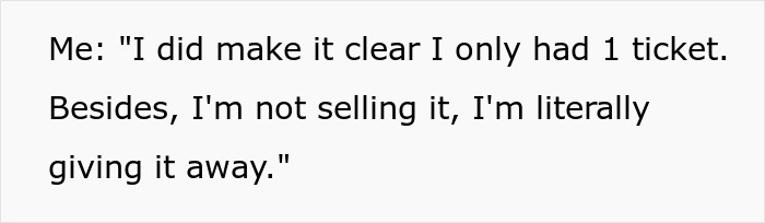 Person Gives Away 1 Ballet Ticket For Free, Karen Shows Up With Her Husband, Demands Someone Give Up Their Seat For Him Person Gives Away 1 Ballet Ticket For Free, Karen Shows Up With Her Husband, Demands Someone Give Up Their Seat For Him