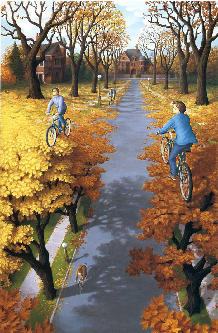 Mind-Twisting Optical Illusion Paintings By Rob Gonsalves (30 Pics) Mind-Twisting Optical Illusion Paintings By Rob Gonsalves (30 Pics)