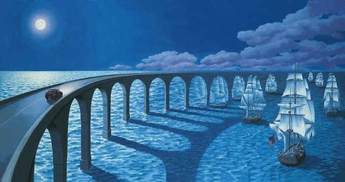 Mind-Twisting Optical Illusion Paintings By Rob Gonsalves (30 Pics) Mind-Twisting Optical Illusion Paintings By Rob Gonsalves (30 Pics)