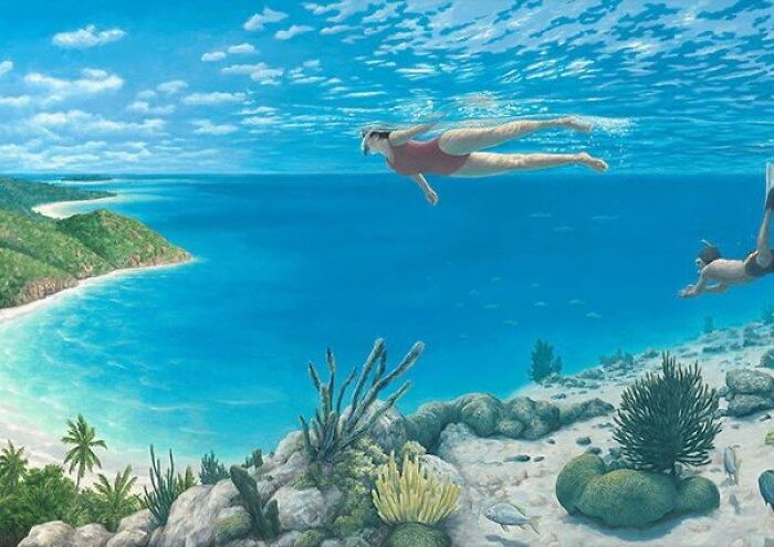 Mind-Twisting Optical Illusion Paintings By Rob Gonsalves (30 Pics) Mind-Twisting Optical Illusion Paintings By Rob Gonsalves (30 Pics)