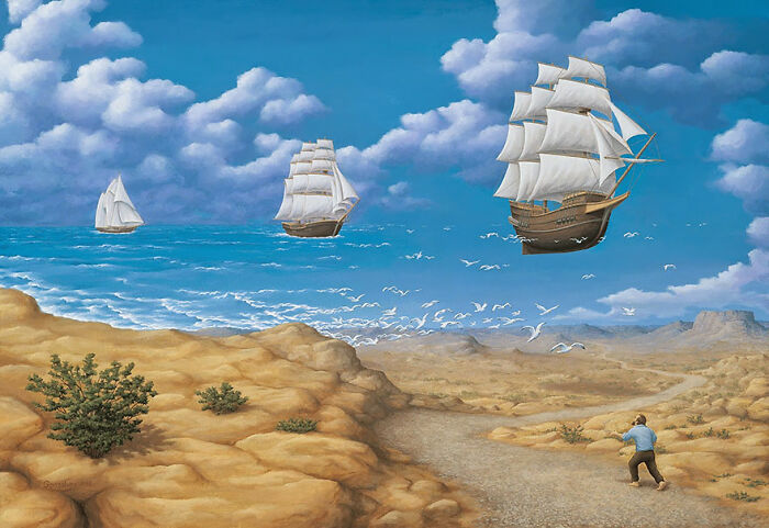 Mind-Twisting Optical Illusion Paintings By Rob Gonsalves (30 Pics) Mind-Twisting Optical Illusion Paintings By Rob Gonsalves (30 Pics)