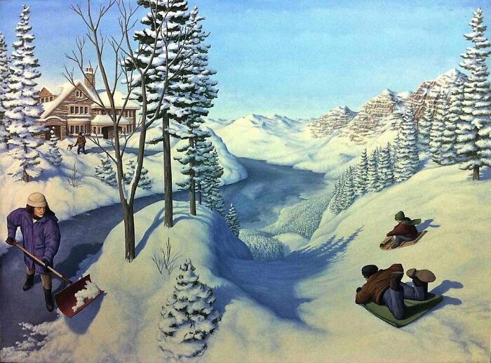 Mind-Twisting Optical Illusion Paintings By Rob Gonsalves (30 Pics) Mind-Twisting Optical Illusion Paintings By Rob Gonsalves (30 Pics)