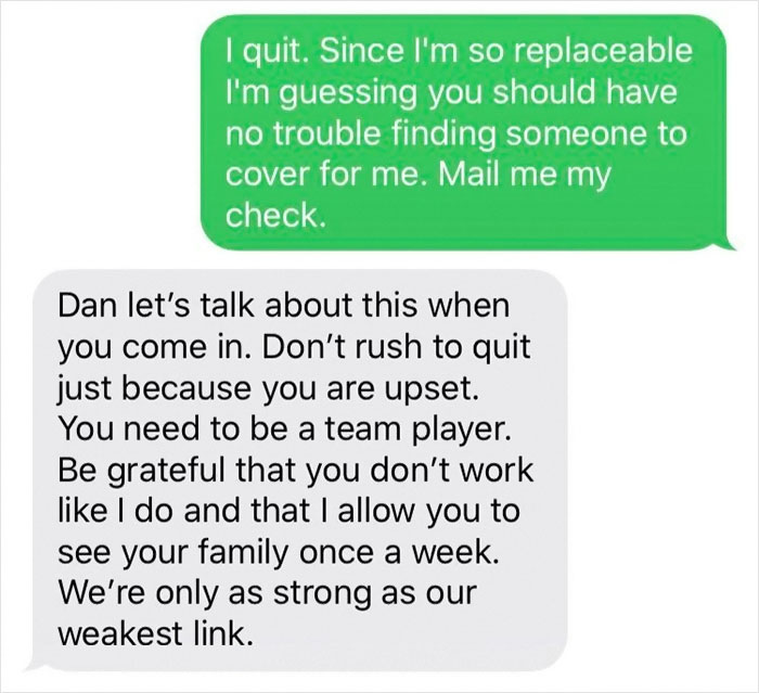 “You Are Replaceable”: Boss Eats Their Own Words When An Employee Takes Them At Their Word