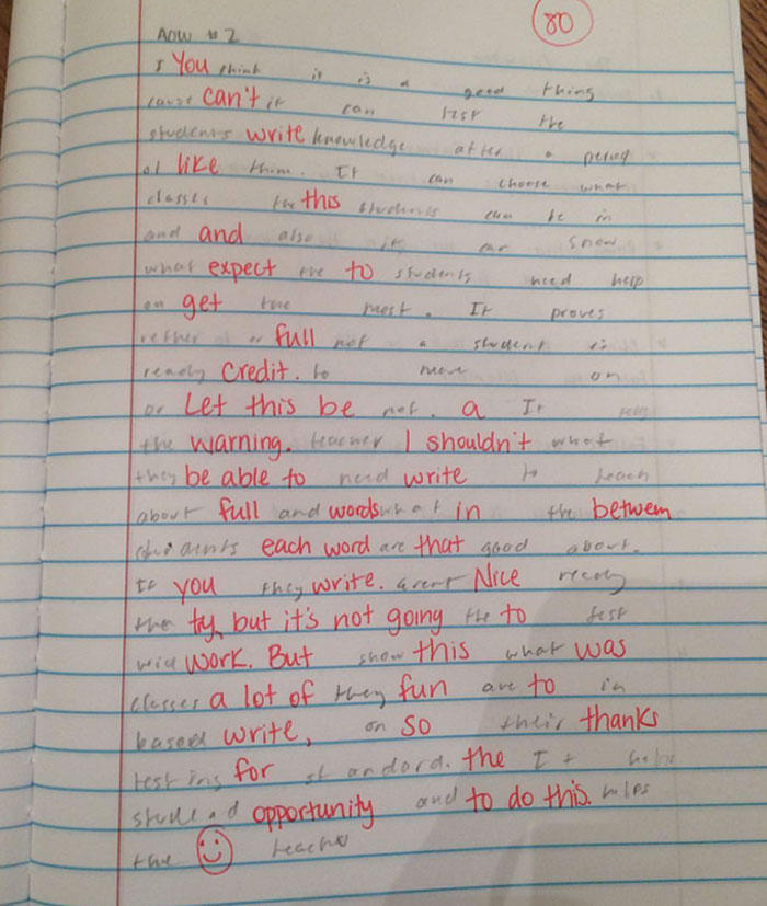 35 Test Comments Left By Teachers That Showed Their Students That They Have A Sense Of Humor 35 Test Comments Left By Teachers That Showed Their Students That They Have A Sense Of Humor