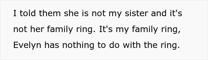 &ldquo;[Am I The Jerk] For Saying My Terminally Ill Stepsister Can&rsquo;t Have My Mom&rsquo;s Engagement Ring&rdquo;