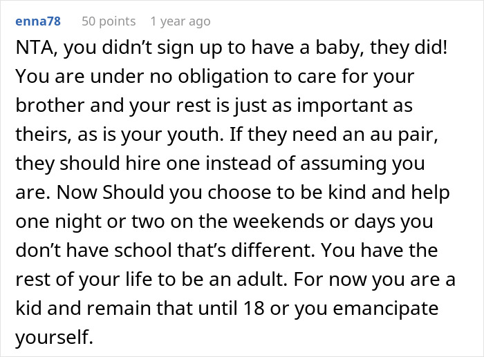 Parents Put 2-Month-Old Baby In Teen Brother’s Room Because Dad Can’t Sleep, He Finally Loses It Parents Put 2-Month-Old Baby In Teen Brother’s Room Because Dad Can’t Sleep, He Finally Loses It