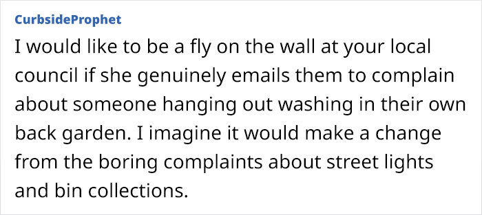 New Neighbor Causes Havoc In The Neighborhood By Complaining About Everything, From Hanging Laundry To People Cooking With Their Windows Open New Neighbor Causes Havoc In The Neighborhood By Complaining About Everything, From Hanging Laundry To People Cooking With Their Windows Open