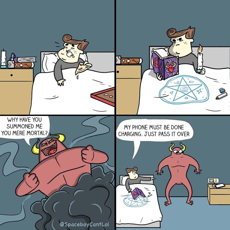 50 Funny Comics With Unexpected, Sometimes Dark Endings By SpaceboyCantLOL (New Pics)