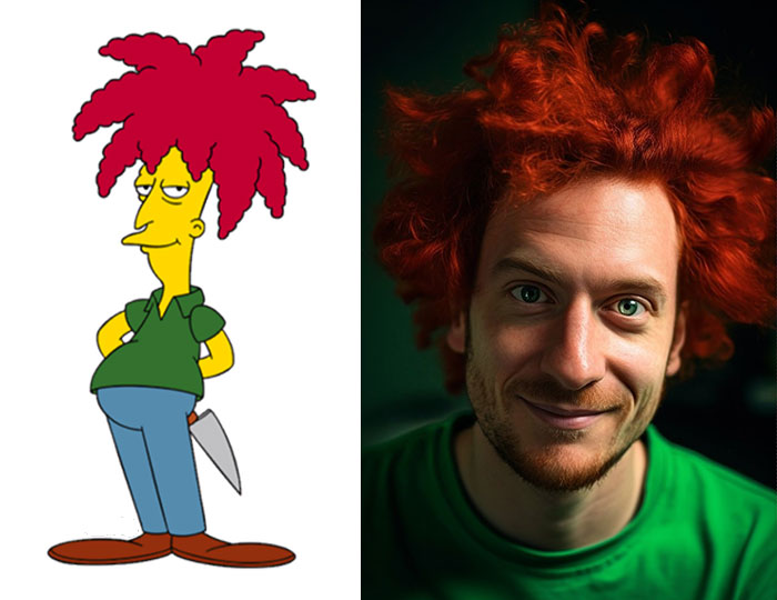 19 AI-Generated Portraits Of Characters From The Simpsons If They Existed In Real Life 19 AI-Generated Portraits Of Characters From The Simpsons If They Existed In Real Life